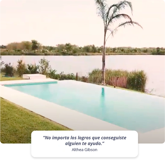 No importa los logros que conseguiste alguien te ayudo